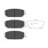 Brake Pad Set, disc brake KBP-4015 Kavo parts
