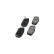 Brake Pad Set, disc brake KBP-4015 Kavo parts, Thumbnail 3