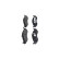 Brake Pad Set, disc brake KBP-4016 Kavo parts, Thumbnail 5