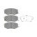 Brake Pad Set, disc brake KBP-4025 Kavo parts