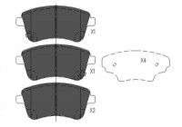 Brake Pad Set, disc brake KBP-4028 Kavo parts