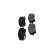 Brake Pad Set, disc brake KBP-4030 Kavo parts, Thumbnail 5