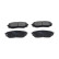 Brake Pad Set, disc brake KBP-4032 Kavo parts