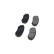 Brake Pad Set, disc brake KBP-4032 Kavo parts, Thumbnail 2