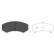 Brake Pad Set, disc brake KBP-4504 Kavo parts