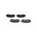 Brake Pad Set, disc brake KBP-4504 Kavo parts, Thumbnail 4