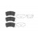 Brake Pad Set, disc brake KBP-4512 Kavo parts