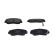 Brake Pad Set, disc brake KBP-4522 Kavo parts, Thumbnail 2