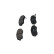 Brake Pad Set, disc brake KBP-4522 Kavo parts, Thumbnail 5