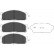 Brake Pad Set, disc brake KBP-4523 Kavo parts