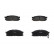 Brake Pad Set, disc brake KBP-4523 Kavo parts, Thumbnail 2