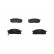 Brake Pad Set, disc brake KBP-4523 Kavo parts, Thumbnail 4