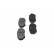 Brake Pad Set, disc brake KBP-4530 Kavo parts, Thumbnail 5