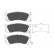 Brake Pad Set, disc brake KBP-4536 Kavo parts