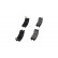 Brake Pad Set, disc brake KBP-4543 Kavo parts, Thumbnail 3