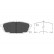 Brake Pad Set, disc brake KBP-4544 Kavo parts