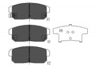 Brake Pad Set, disc brake KBP-4547 Kavo parts
