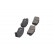 Brake Pad Set, disc brake KBP-4547 Kavo parts, Thumbnail 3