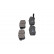 Brake Pad Set, disc brake KBP-4547 Kavo parts, Thumbnail 5