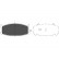 Brake Pad Set, disc brake KBP-4548 Kavo parts