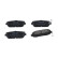 Brake Pad Set, disc brake KBP-4551 Kavo parts, Thumbnail 2