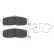 Brake Pad Set, disc brake KBP-4555 Kavo parts