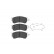 Brake Pad Set, disc brake KBP-4557 Kavo parts