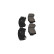 Brake Pad Set, disc brake KBP-4557 Kavo parts, Thumbnail 5