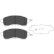 Brake Pad Set, disc brake KBP-4560 Kavo parts