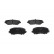 Brake Pad Set, disc brake KBP-4563 Kavo parts, Thumbnail 2