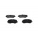 Brake Pad Set, disc brake KBP-4563 Kavo parts, Thumbnail 4