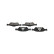 Brake Pad Set, disc brake KBP-4564 Kavo parts, Thumbnail 4