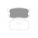 Brake Pad Set, disc brake KBP-4565 Kavo parts