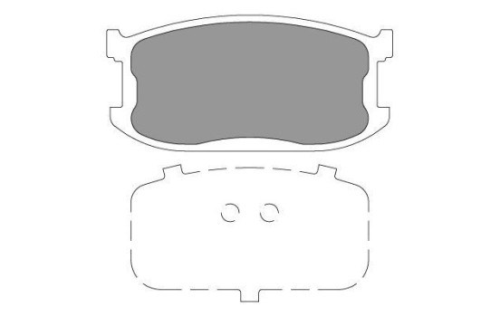 Brake Pad Set, disc brake KBP-4565 Kavo parts, Image 2