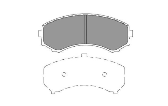 Brake Pad Set, disc brake KBP-4567 Kavo parts, Image 2