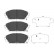 Brake Pad Set, disc brake KBP-4571 Kavo parts