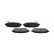 Brake Pad Set, disc brake KBP-4571 Kavo parts, Thumbnail 4