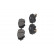 Brake Pad Set, disc brake KBP-4575 Kavo parts, Thumbnail 5