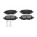 Brake Pad Set, disc brake KBP-4576 Kavo parts, Thumbnail 2