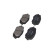 Brake Pad Set, disc brake KBP-4576 Kavo parts, Thumbnail 3
