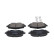 Brake Pad Set, disc brake KBP-4576 Kavo parts, Thumbnail 4