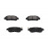 Brake Pad Set, disc brake KBP-4578 Kavo parts