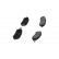 Brake Pad Set, disc brake KBP-4578 Kavo parts, Thumbnail 2