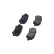 Brake Pad Set, disc brake KBP-4581 Kavo parts, Thumbnail 2