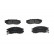 Brake Pad Set, disc brake KBP-5502 Kavo parts, Thumbnail 2