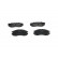 Brake Pad Set, disc brake KBP-5502 Kavo parts, Thumbnail 4