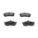 Brake Pad Set, disc brake KBP-5506 Kavo parts, Thumbnail 2