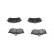 Brake Pad Set, disc brake KBP-5506 Kavo parts, Thumbnail 4