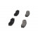 Brake Pad Set, disc brake KBP-5508 Kavo parts, Thumbnail 4