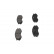 Brake Pad Set, disc brake KBP-5508 Kavo parts, Thumbnail 6